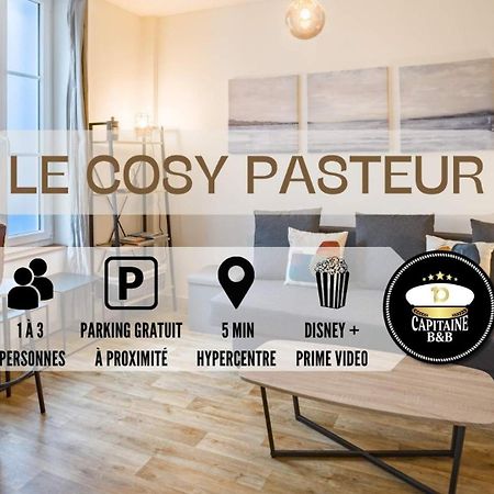 特鲁瓦Le Cosy Pasteur 5 Min Hypercentre Parking Public Gratuit A Proximite公寓 外观 照片