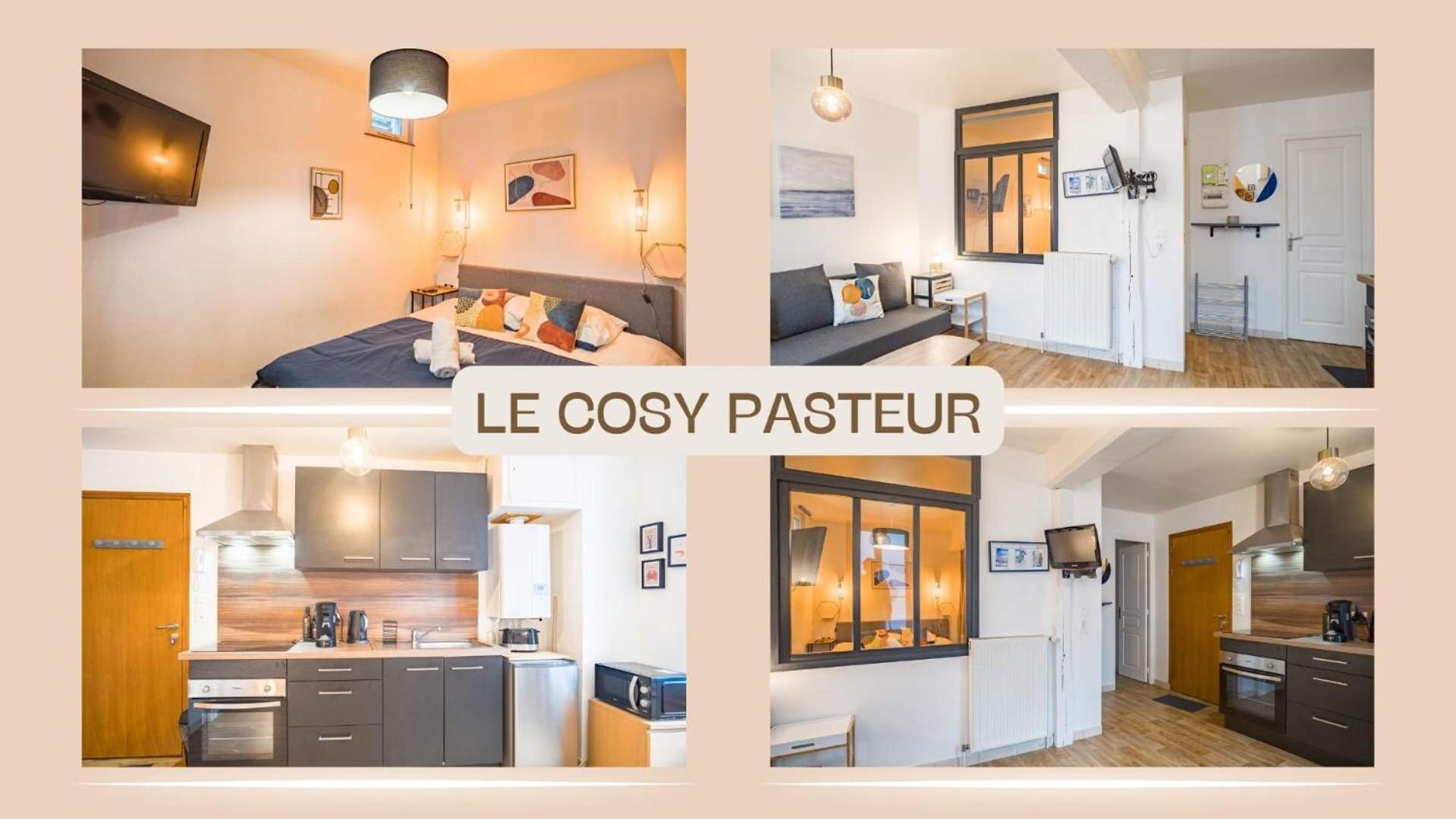 特鲁瓦Le Cosy Pasteur 5 Min Hypercentre Parking Public Gratuit A Proximite公寓 外观 照片